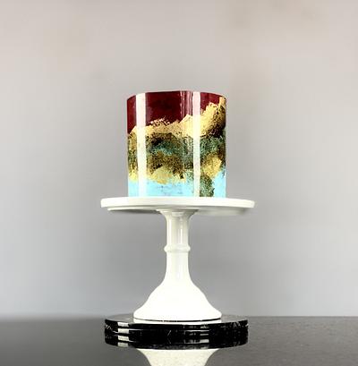 MARBLE SHINE CAKE - Cake by Le RoRo Cakes