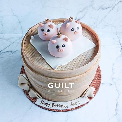 Pork Dimsum Cake - Cake by Guilt Desserts