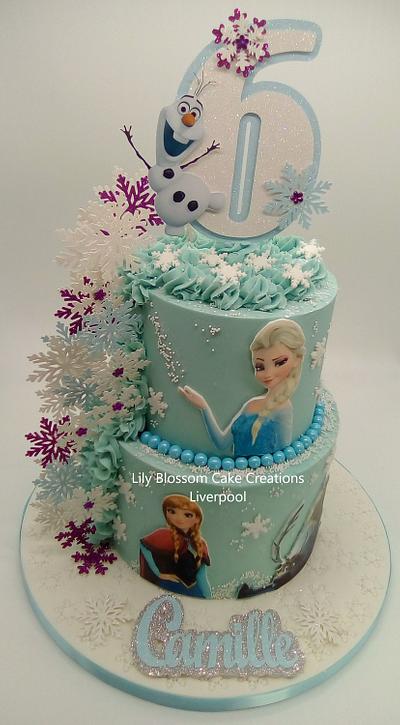 Frozen Elsa 6th Birthday Cake - Cake by Lily Blossom Cake Creations