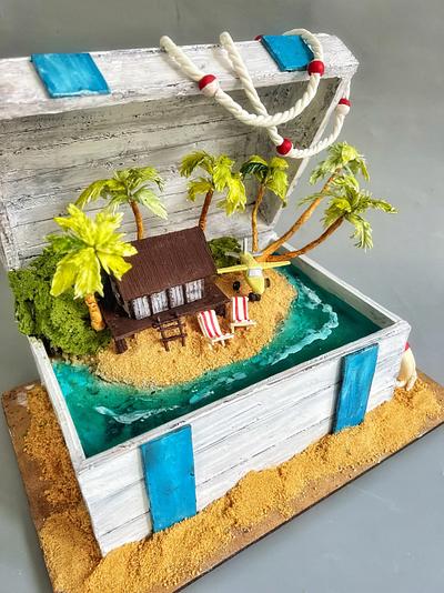Beach 🏝️ 🏖️ Life - Cake by Dsweetcakery