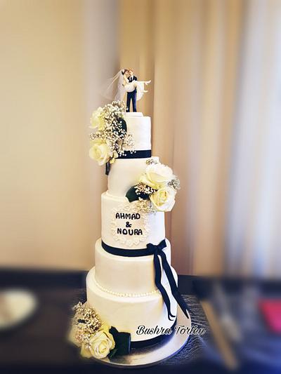 Wedding cake  - Cake by Bushrastorten