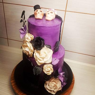 Ghotic wedding cake - Cake by Tortalie