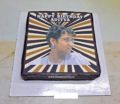 Cake with edible photo print - Cake by Sweet Mantra Homemade Customized Cakes Pune