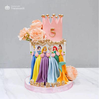 Princess-Themed Birthday Cake - Cake by Dapoer Nde