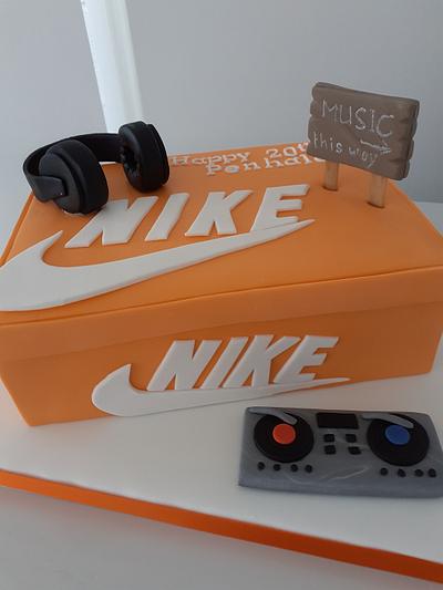 Nike shoe box cake - Cake by Combe Cakes