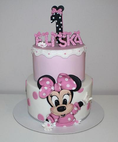 Minnie for Eliška  - Cake by Adriana12