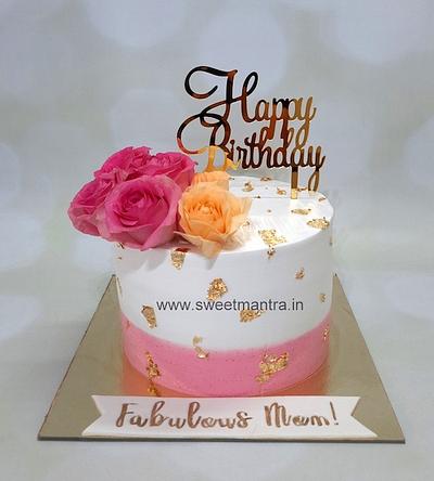 Beautiful cake for Mom - Cake by Sweet Mantra Homemade Customized Cakes Pune