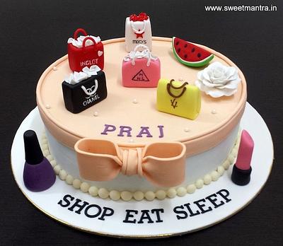 Cake for Shopping fan - Cake by Sweet Mantra Homemade Customized Cakes Pune