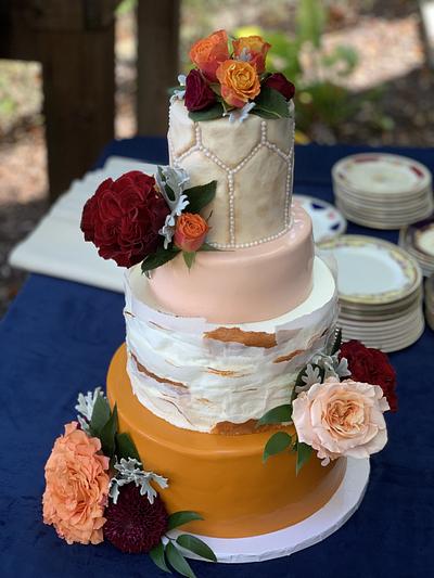 Fall Wedding Cake  - Cake by Brandy-The Icing & The Cake