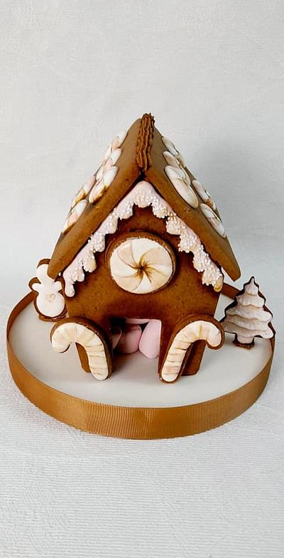 Gingerbread house nº3 - Cake by Nicole Veloso