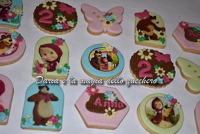 Masha and the bear cookies - Cake by Daria Albanese