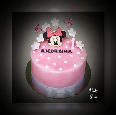 Minnie Mouse birthday cake - Cake by AndyCake