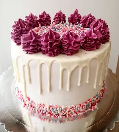 Drip sprinkle cake - Cake by Torte Panda