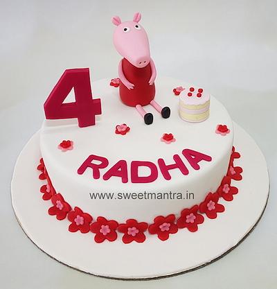 Peppa Pig cake - Cake by Sweet Mantra Homemade Customized Cakes Pune