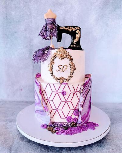 Sewing machine - Cake by alenascakes