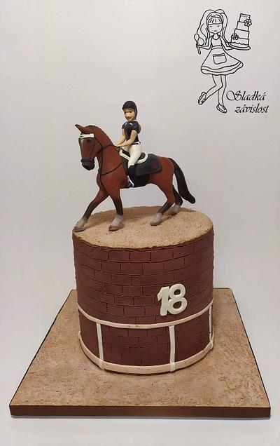 Horse with rider - Cake by Sladká závislost