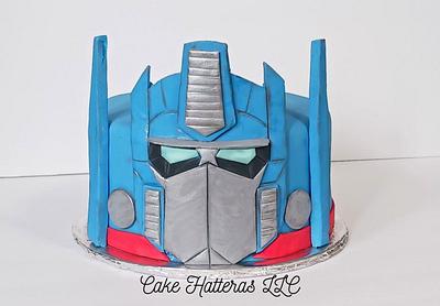 Optimus Prime Birthday Cake - Cake by Donna Tokazowski- Cake Hatteras, Martinsburg WV