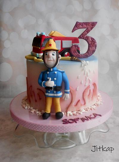 Fireman Sam - Cake by Jitkap