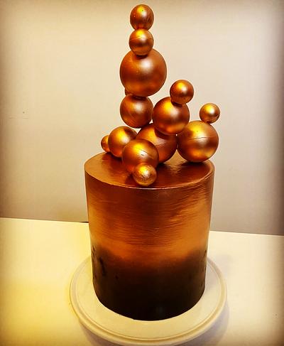 Chocolate molecule  - Cake by Alejandro Chichiraldi Pastelero