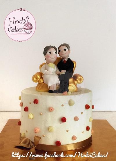“Together forever” - Cake by Hend Taha-HODZI CAKES