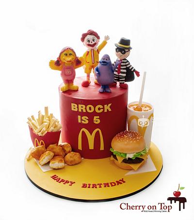 Ronald McDonald and Friends cake - Cake by Cherry on Top Cakes