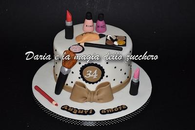 Make up cake - Cake by Daria Albanese