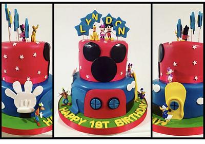 Mickey Mouse Club House  - Cake by Sugar by Rachel
