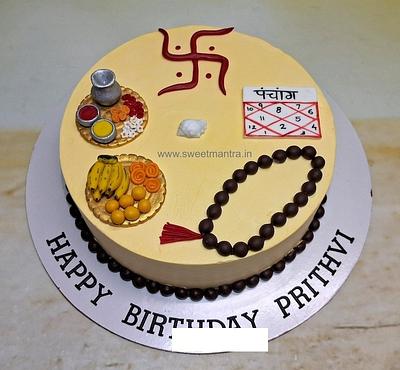 Spiritual theme cake - Cake by Sweet Mantra Homemade Customized Cakes Pune