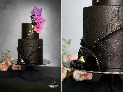 Black elegance - Cake by Lorna