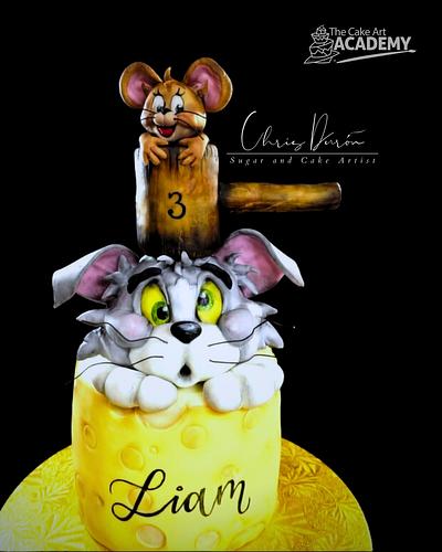 Tom and Jerry - Cake by Chris Durón 