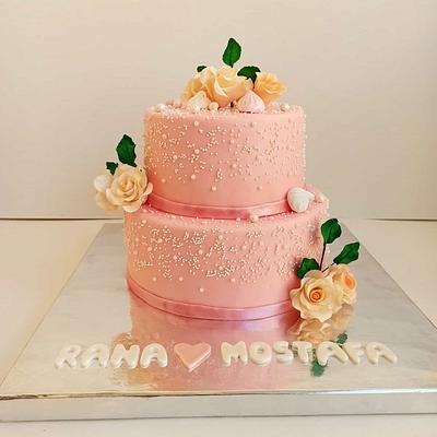 Engagement cake - Cake by Maysa