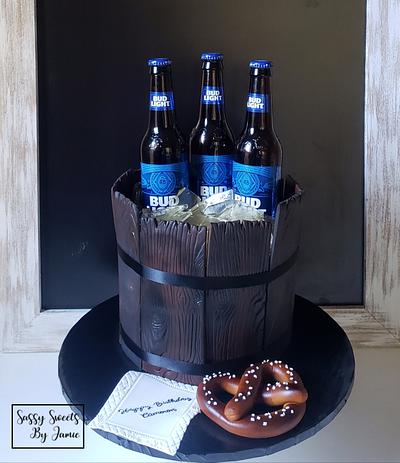 Beer Barrel Cake - Cake by Sassy Sweets By Jamie