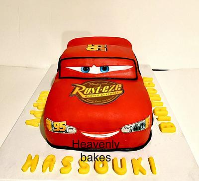 3D McQueen cake  - Cake by Engy