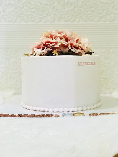 Engagement cake 👰💍🤵 - Cake by Jojosweet