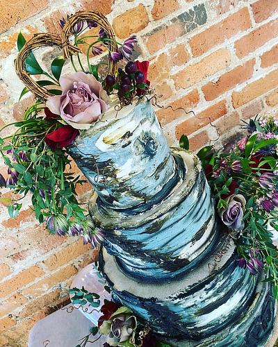 Romantic winter wedding cake  - Cake by Enchanted Bakes by Timothy 