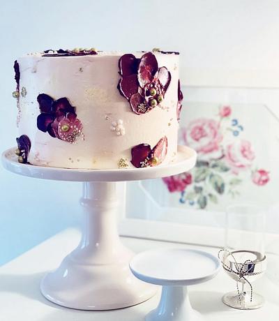 Palette Knife Birthday Cake - Cake by Sugar by Rachel