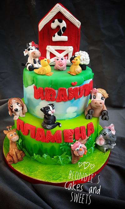 Farm&jungle cake - Cake by Alexandra