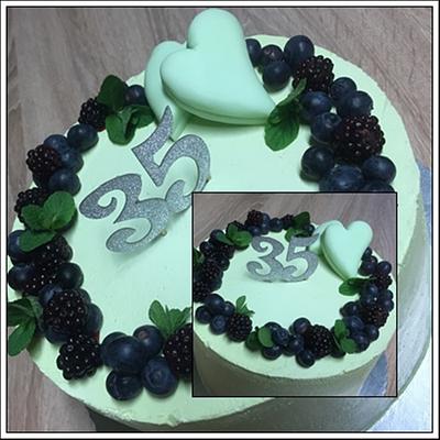 Creamy cake with berries - Cake by malinkajana