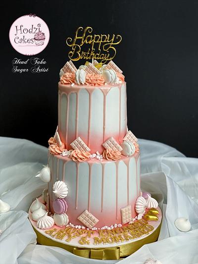 Birthday & Engagement Cake 💍🥳 - Cake by Hend Taha-HODZI CAKES