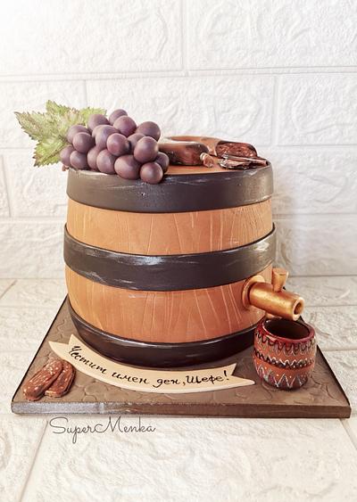 Wine barrel cake - Cake by Stamena Dobrudjelieva