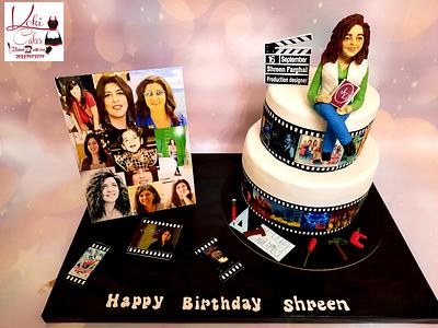 "Egyptian Cinema production desinger birthday cake: - Cake by Noha Sami