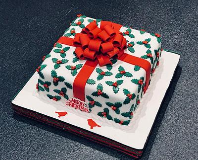 Christmas Gift Cake - Cake by Margaret Lloyd