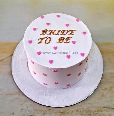 Bachelorette cake in whipped cream - Cake by Sweet Mantra Homemade Customized Cakes Pune
