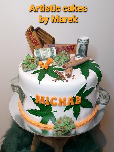 420 Joint and Orange Weed Leaf Novelty Cake Candles – Highly Curated Candles