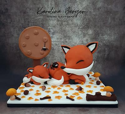 Fall love cake - Cake by Creme & Fondant