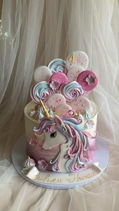 Unicorn cake  - Cake by IrinaN