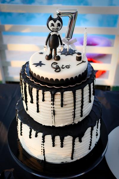 bendy and the ink machine - Cake by Emanuela La Valle - Art Cake Design