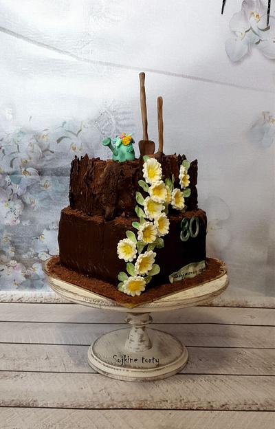 For granny gardener:) - Cake by SojkineTorty