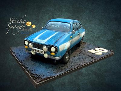 Ford Escort cake - Cake by Sticky Sponge Cake Studio