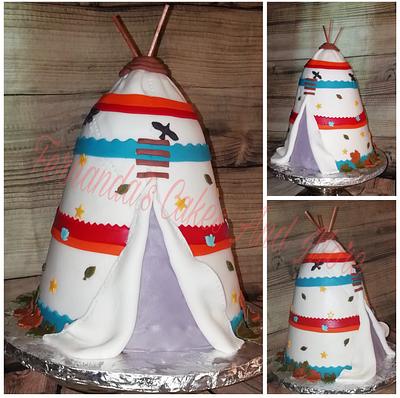 Tepee - Cake by Fernandas Cakes And More